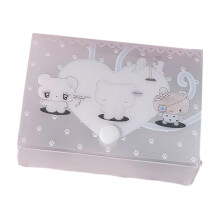 Card Storage Case 4.33x3.14x1.18In Waterproof PP Card-Type 1