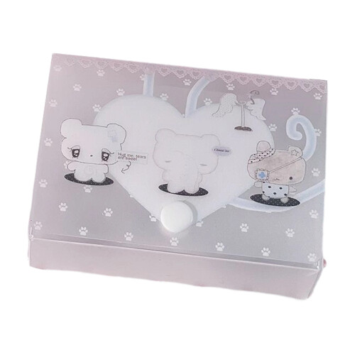 Card Storage Case 4.33x3.14x1.18In Waterproof PP Card-Type 1