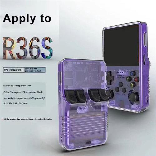 Game Console Case for R36S Protective Cover Anti Scratch and Shockproof Game Console Protective Case Accessories A 2