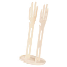 Suction Mount Storage Rack For Dish Towels And Cleaning-White