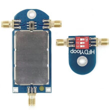 Active Small Magnetic Loop Antenna Wideband 50K-500MHz Broadband Receiving Antenna 17dB AM FM VHF UHF SDR Receiver