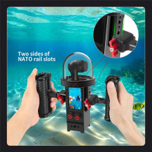 For Osmo Pocket 3 Gimbal Camera Waterproof Shell Quick Installation Expansion 80 Meters Deep Sea Diving Shell