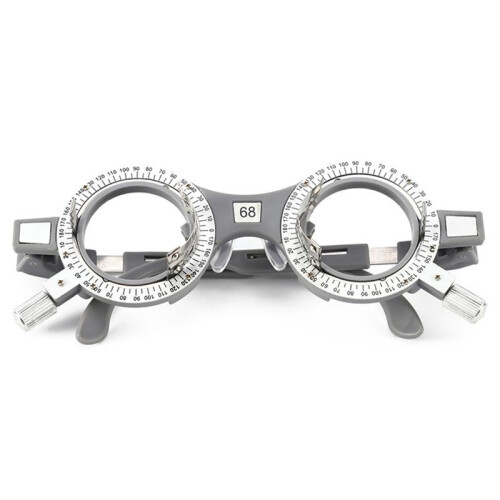1st Optometri Trial Lins Frame Oftalmiskt Instrument Fast PD Option, PD68 1