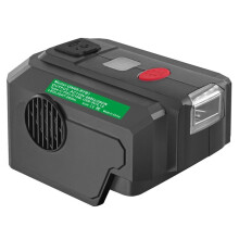 Wechselrichter für  40-V-Batterie 200 W  18 V zu AC 110 V mit USB-Anschluss, Typ-C-PD3.0-Ausgangsanschluss und LED-Beleuchtung, US-Stecker