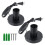 Desktop Lamp Base, Small Industrial Table Lamp Base Only, Simple E27 Screw Light Socket Bulb Holder Base 2 Pack US Plug 1