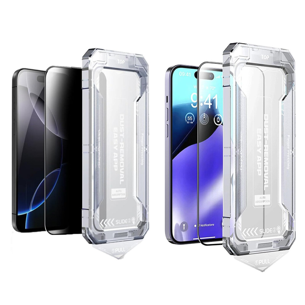 Privacy Tempered Glass Screen Protector 2 Pack For Iphone 13 13 Pro 14 16E Anti Scratch Anti Fingerprint Hd Clear Bubble 9092120015119