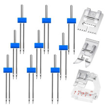 Double Needle with Presser Foot Different Presser Feet Suitable for Universal Household Sewing Machines
