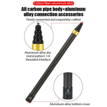 Carbon Fiber Selfie Stick Extended Edition Sports Camera Ultra-Long Telescopic Selfie Stick Photography Accessories