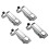 4PCS Compression  Lock Trigger  Lock Zinc Alloy Adjustable Lever Hand Operated Flush Compression Latches 1
