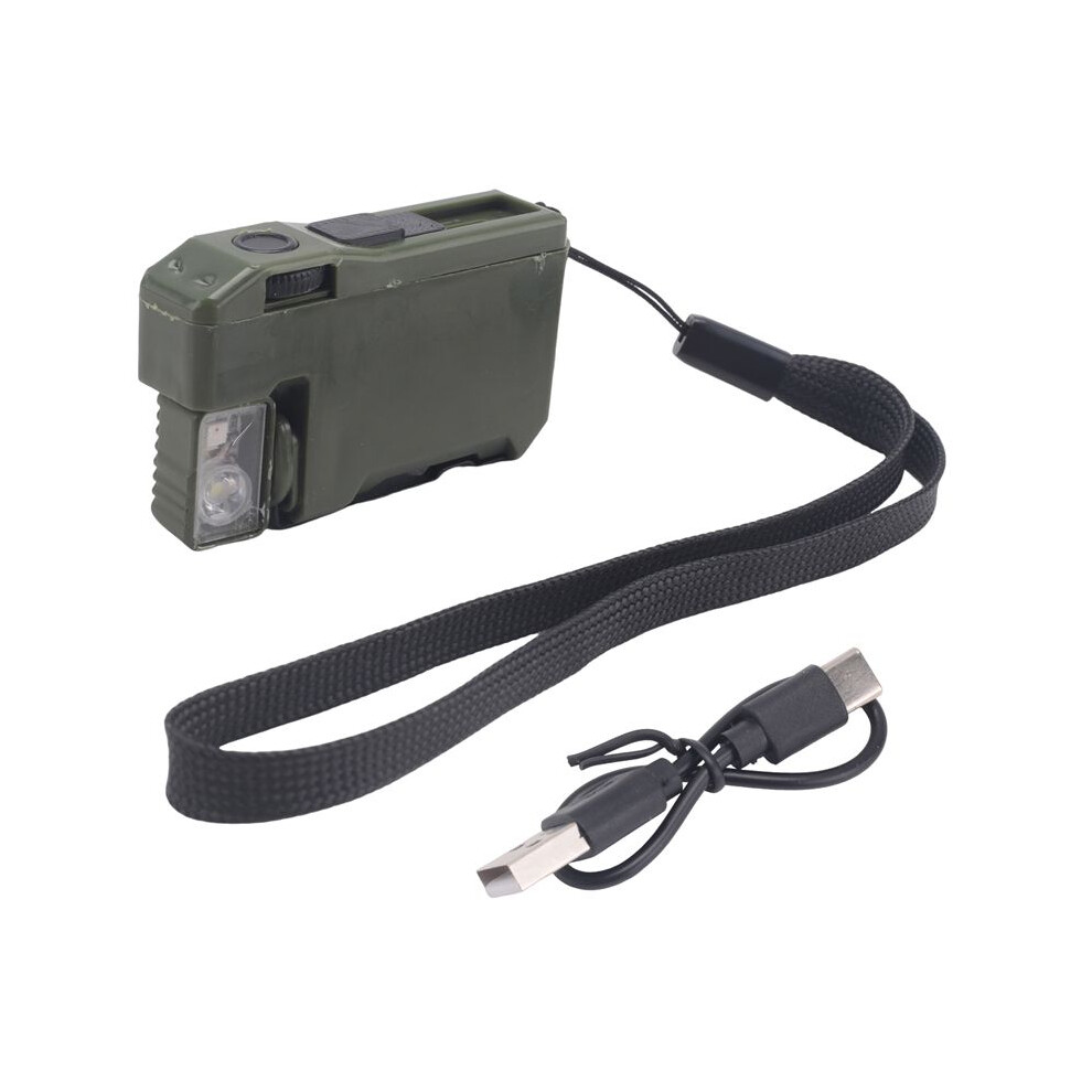 G5 Rechargeable Edc Flashlight, 400 Lumens, Magnetic Pocket-Sized Led Light With 180 Rotation Rgb Dual Light 6031418866586