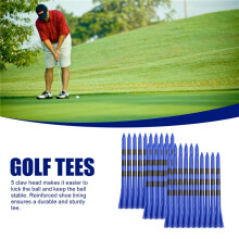 Plastic  Tees Pak van 50 Vermindert Wrijving & Side Spin 5 Prongs Plastic  Tees 3-1/4 Inch  Accessoires