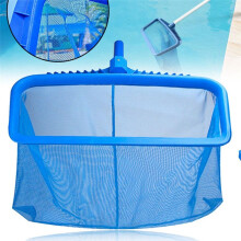 Professional Swimming Pool Skimmer Net, Heavy Duty Pool Leaf Rake with Ultra Deep Fine Mesh