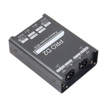 PRO D2 Passive Isolator BOX Audio Isolator Basso Chitarra di Box Convertitore di Impedenza di BOX Current Sound Noise Mixer