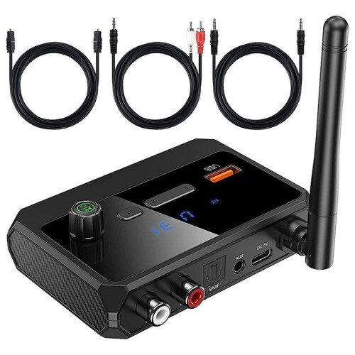 2X  Adapter for Stereo Receiver -  5.3 Receiver, Wireless Audio Adapter for Home Stereo System 1