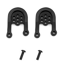 1/10 RC Accessoires Simulatie Klimmen voor D90 SCX10 TF2 Metalen Achterschokdempers (in Hoogte en Hoek Verstelbaar)
