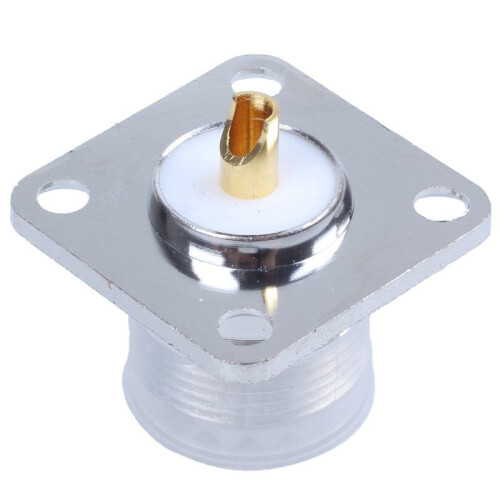 8X UHF Female SO239 Panel Chassis Mount Flange Deck Mount Solder Cup RF Connector 1