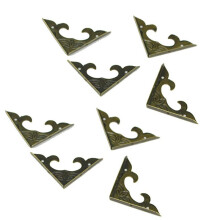 Bronzen Boek Scrapbook Album Hoekstandaard Antiek Messing Decoratieve Beschermende Ambachten voor Meubelbeslag