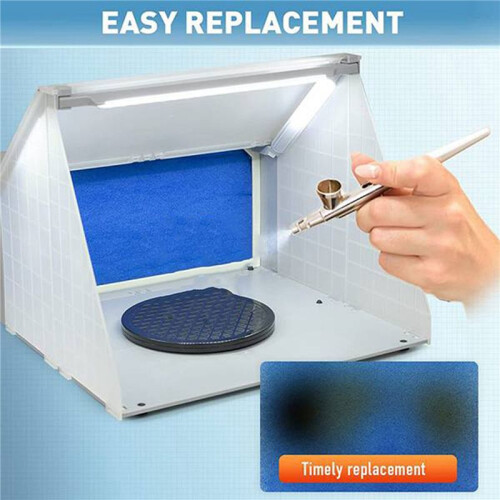 8Pcs Airbrush Hobby Airbrush Spray Booth Filter Polyester Booth Replace Filter Fit for Master 1