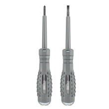 Chave de Fenda Magnética Forte de Alto Torque 2 em 1 Detector de Eletricidade, Caneta Testadora de Eletricidade com Cinza Magnético