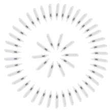 20Pcs Sonagli da Pesca Verme Jig Richiamo di Pesca Sonagli di Plastica Agitare La Palla di Metallo Sonagli Inserto del Tubo del Suono Attrarre Tipo 2