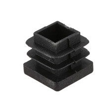 36 Pcs 15mm x 15mm Plastic Square Caps Tube Pipe Inserts End Blanking