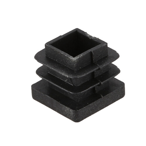 36 Pcs 15mm x 15mm Plastic Square Caps Tube Pipe Inserts End Blanking