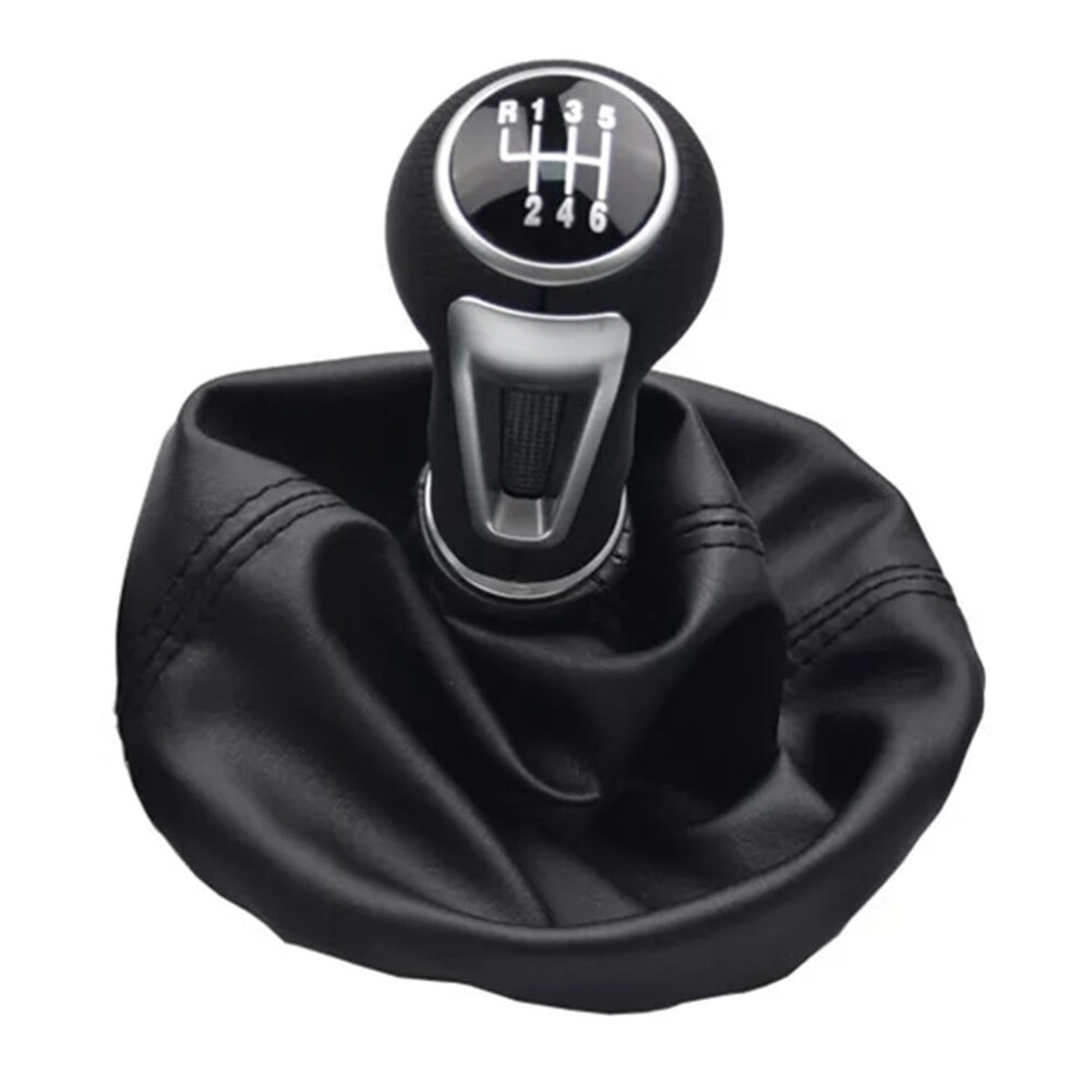 5/6 Speed Gear Shift Knob Lever Shifter Gaiter Boot Cover Leather Car Accessories For Seat For Ibiza Iv 9365509737156