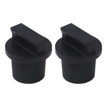 Conjunto robusto de tampões de borracha, ideal para manutenção de remos resistentes à água.