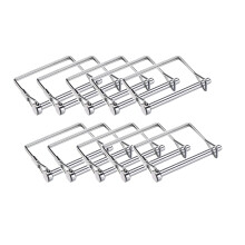 10 Pack Heavy Duty Trailer Coupler Pin 5/16x23/4 Quick Release Silver Wire Lock PTO Shaft Hitch Pin Set