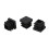 36 Pcs 15mm x 15mm Plastic Square Caps Tube Pipe Inserts End Blanking 8