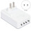 6X Pluggable Air Purifier Negative Ion Generator Filterless Ionizer Purifier Clean Allergens,Pollutants,Mold-US Plug 2