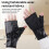 Battery Operated Heating Ski Gloves 3 Temperature-Black 7