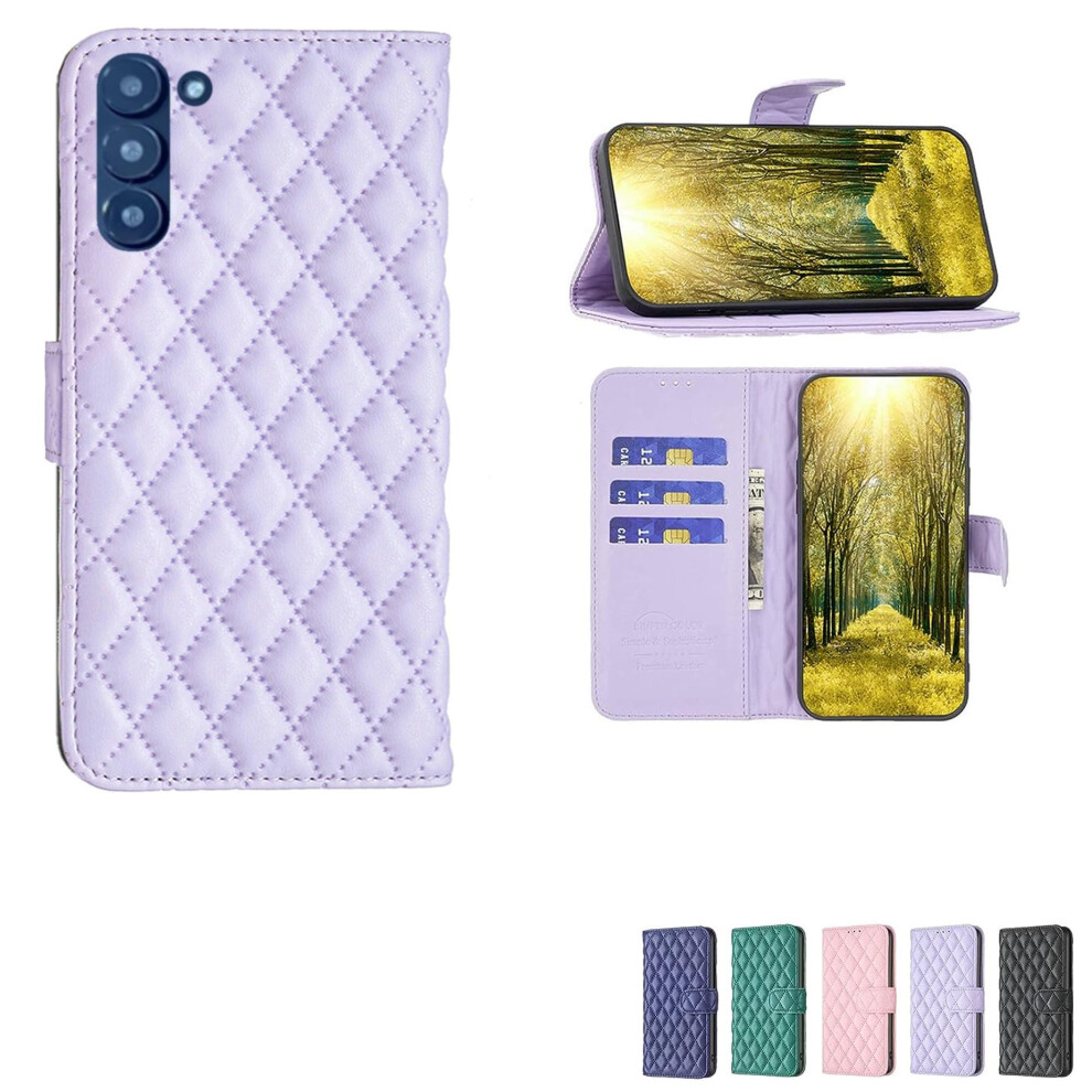 Pu Leather Flip Cover Wallet Case With Card Holder And ShockâAbsorbing Protection For Vortex Ns65 Purple 9771547394068