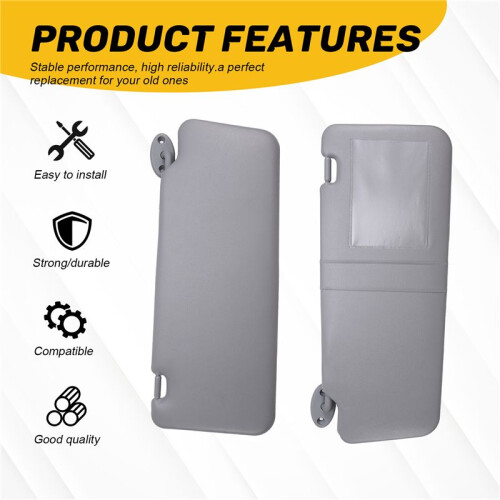 Car Inside Sunvisor for  Hilux Revo 2005-2014 Sun Shield Front Sunshade Sun Visor 2