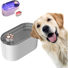Umidificatore Mountain Mist, dispenser d'acqua silenzioso per animali domestici, da tavolo, camera da letto, con 3 filtri per garantire acqua fresca