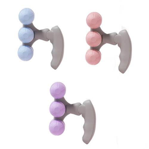 Compacts Handheld Massager 6 Roller Handheld Massage-Blue 1
