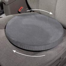 2X Swivel Car Seats, 360 Degree Rotating Swivel Car Chair Cushion Soft Solid Mats Bottom Easy Access Mobility