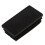 Plastic Rectangle Tube Inserts End Blanking Cap 25X50mm 40 Pcs Black 4