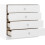 Seconique Denver 2 Door Wardrobe Bedroom Set - White Gloss 9