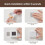Motion Sensor Light Rechargeable LED Lamp for Bedroom Kitchen Stair Hallway Wardrobe Cupboard Lighting,A 3