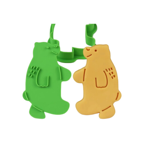 Food Grade Safe Plastic Cookie Cutter Molds For-bear standing