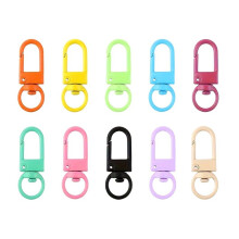 Ganchos de Fecho de Lagosta Coloridos, Descobertas para Chaveiros DIY, Colar, Pulseira, Suprimentos.
