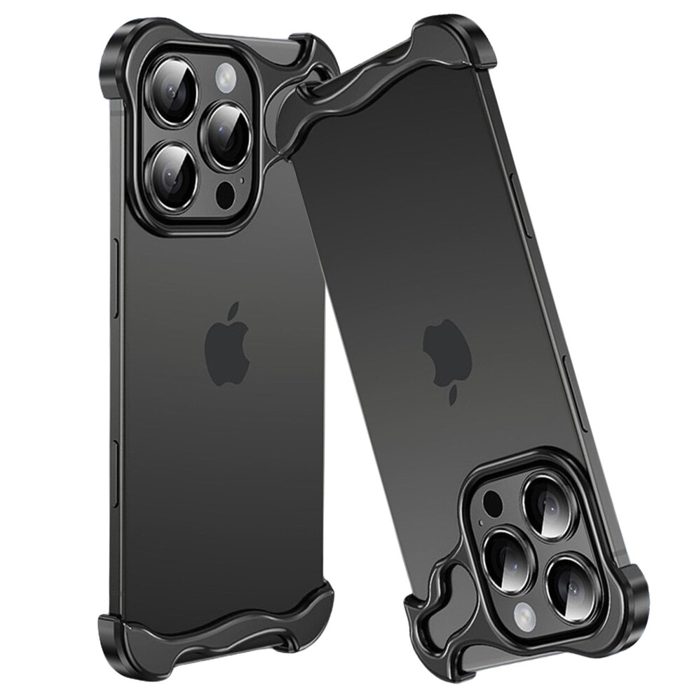 Frameless Aluminum Case For Iphone 16 Pro Max With 9H Camera Lens Protection And Heat Dissipation Design 9092120019018