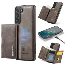 Wallet Case RFID Blocking Magnetic Detachable PU Leather Flip Cover with Card Holder for Samsung Galaxy S22 Plus