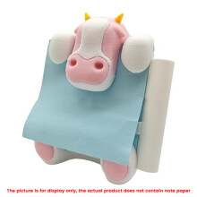 Cow Sticky Note Holder Pops  Note Dispenser with Pen Holder, Note Dispenser for Desk Home Office Accessories