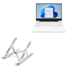 Stand and Mount Compatible with HP Victus 15 (15fa0747) Compact QuickSwitch Laptop Stand,, Multi Angle Viewing Stand Metallic Silver