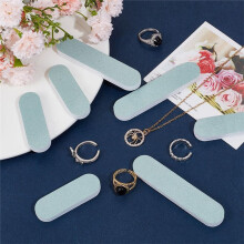 30Pcs Silver Polishing Stick Rectangle Double-Sided Sanding Buffing Bars 0.76x2.3Inch/0.78x3.5Inch for Jewelry Supplies