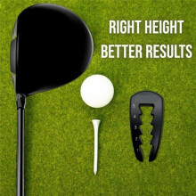 Height Right Adjustable  Tee Height Tool - Precision Tee Height Setter for Consistent Swing  Training