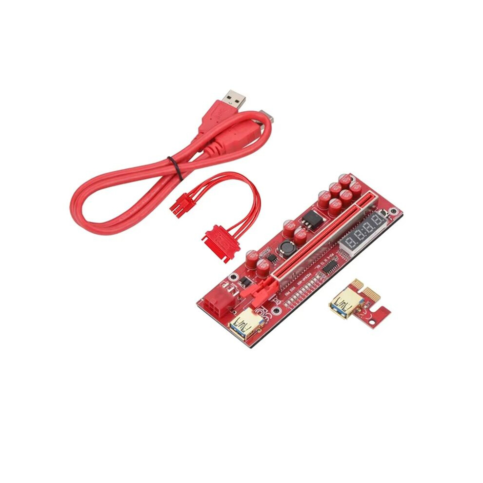 Pcie Riser 013 Pro Pci Express X16 6Pin Usb 3.0 Led Temperature For Bitcoin Miner Mining V013 Pro Gpu Riser 6032383958962
