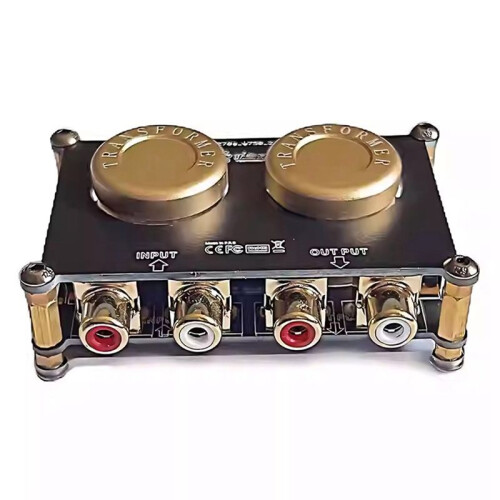 Audio Boost Cow Verstärkung Gain Passive Pre-Level Handy Computer CD Boost Ton Audio Isolator AV103